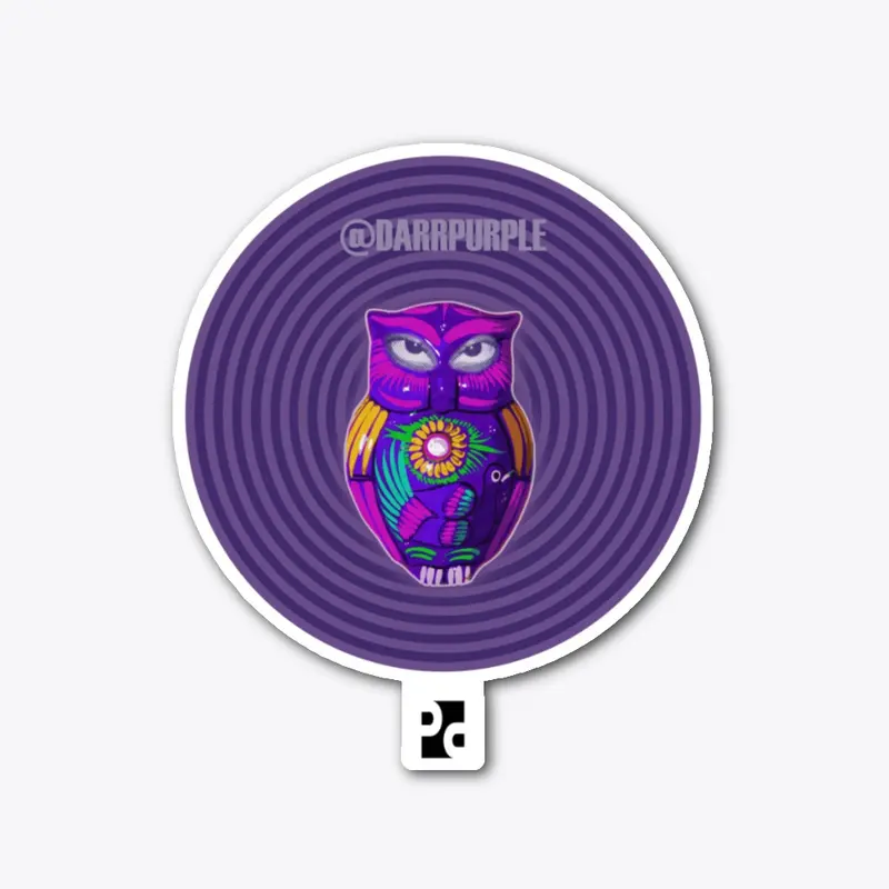 THE OFFICIAL @DARRPURPLE LOGO ( OWL )