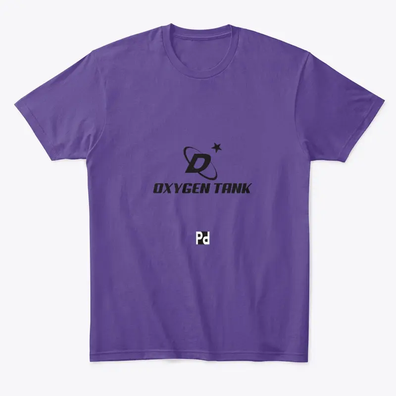 OFFICIAL D's OXYGEN TANK LOGO ( BLACK )