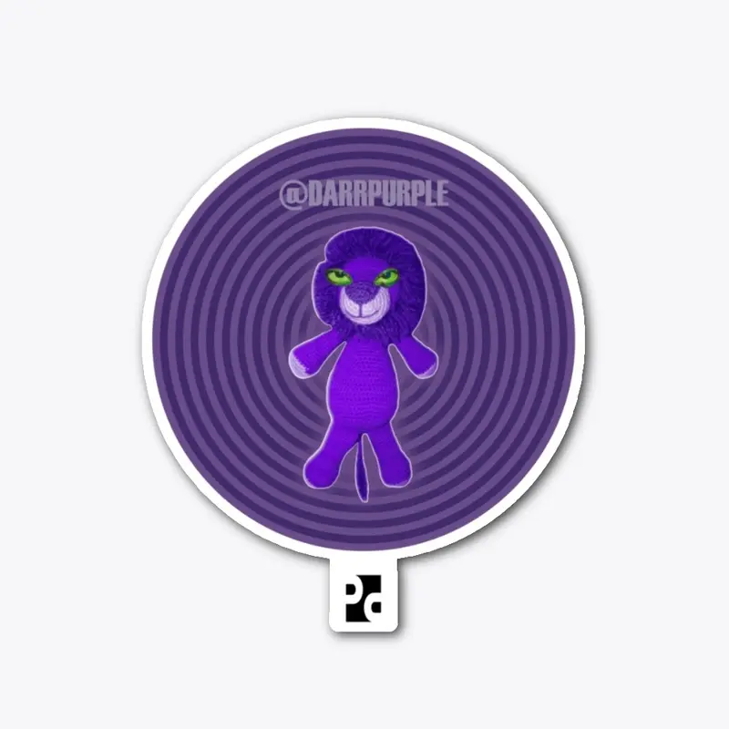 THE OFFICIAL @DARRPURPLE LOGO ( LION )