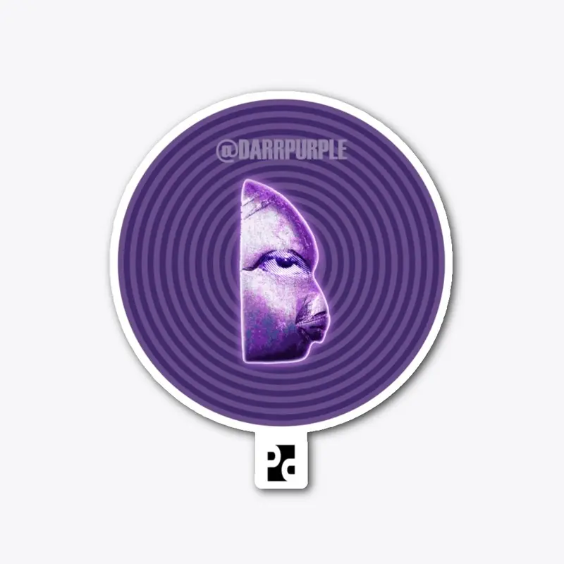 THE OFFICIAL @DARRPURPLE LOGO ( FACE )